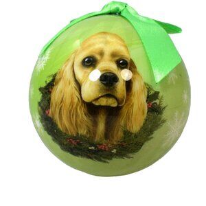 ES Pets Dog Christmas Unbreakable Ball Ornament New Cocker Spaniel